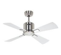 Éco Ventilateur plafond Télécommande Fan Smart NEO 92cm Chrome mat Blanc Gris