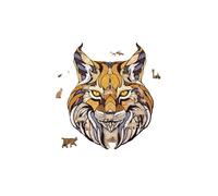 Eco-Wood-Art Puzzle Lynx 35,3 X 28 Cm Bois Brun 139 Pièces
