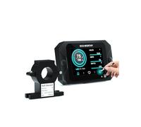 ECO-WORTHY Moniteur de batterie amélioré 300 A 12 V/24 V/36 V/48 V, moniteur de batterie à écran tactile 3,5 pouces avec alarme, testeur de batterie lithium/gel pour camping-cars, systèmes solaires