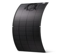 ECO-WORTHY Panneau Solaire Souple 200W,Matériau ETFE Cellule Mono 18BB 25% de Conversion élevée pour Balcon, Camping-car, Bateau, Toit, Camping, Maison, Yacht, Surfaces irrégulières
