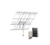 ECO-WORTHY Tracker Solaire Avec kIT Power Box Solar Tracker Dual-AXIS Pro Support Panneau Solaire pour Toit, Balcons, Jardin, Maison
