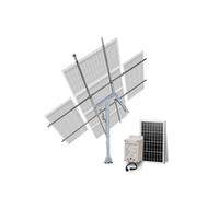 ECO-WORTHY Tracker Solaire Avec Power Box Solar Tracker Dual-AXIS Support Panneau Solaire pour Toit, Balcons, Jardin, Maison, Support de suivi à deux axes 40% de puissance en plus