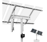 ECO-WORTHY Tracker Solaire Support Panneau Solaire de Suivi à Axe Unique, Fixation Panneau Solaire avec contrôleur de Traceur