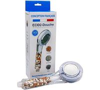 Eco2-Douche Original - Nouvelle Version - Pommeau de Douche Écologique & Économique - Universel - Médaillée au Concours Lépine - Conception Française - Douchette Translucide