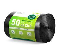 EcoBag Lot de 50 Sacs Poubelle Ultra résistants