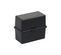 Exacompta Bac à fiches MEMO-BOX DIN A8 Ecoblack 4,90 x 8,80 x 7,70 cm Noir