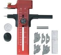 Ecobra 770630 Cutter compas (Rouge) (Import Allemagne)