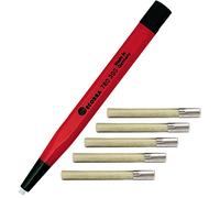 Ecobra Gomme, Gomme en fibre de verre, Pinselstift + 5 Ersatzradierer