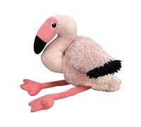 EcoBuddiez - Flamant Rose de Deluxebase. Peluche Petit Format Douce fabriquée à partir de Bouteilles en Plastique recyclées. Cadeau écolo Parfait pour Les Enfants et Peluche Mignonne pour Tout-Petits