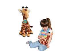 EcoBuddiez - Girafe de Deluxebase. Peluche Douce Moyenne de 24cm Faite de Bouteilles en Plastique Recyclées. Cadeau Calin écolo pour Enfants et Animal Doux et Mignon pour Bambins.