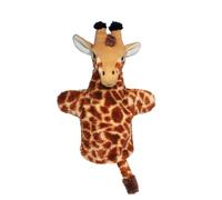 EcoBuddiez Hand Puppet - Girafe de Deluxebase. Marionnettes en Peluche Girafe pour Enfants. Marionnettes animales écologiques pour Le Jeu et Les Cadeaux d'enfants.