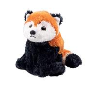 EcoBuddiez -Panda Roux de Deluxebase. Peluche petit format douce fabriquée à partir de bouteilles en plastique recyclées. Cadeau écolo parfait pour les enfants et peluche mignonne pour les tout-petits