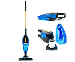 ECODE® Aspirateur Balais avec Fil, 5 en 1 Accessoires, 800W 22000Pa, Léger, Aspirateur sans Sac avec 6m Câble, Aspirateur Vertical, Aspirateur Balai Filaire, Performant, Filtre HEPA + Activ Carbon