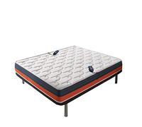 ECODE Baicent Fleur de Lavande - Matelas Mousse Mémoire, Tissu 3D, 2 Zones De Confort, 1.5cm ViscoGel (160 * 200)