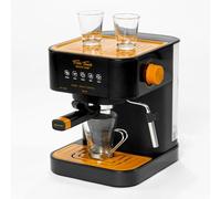 ECODE Cafetière Espresso Forte Touch, 20 Bars, Écran Tactile, Structure en Acier Inoxydable, Embout en Mousse Capuccinatore, 1,6 Litre, Express, 1050 Watts