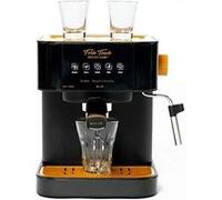 ECODE Cafetière Espresso Forte Touch, 20 bars, écran tactile, structure en acier inoxydable, embout en mousse, 1,6L, 1050W