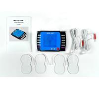 ECODE® Électrostimulateur musculaire 3 en 1, TENS/EMS/Massage, Thérapie anti-douleur, Stimulation électrique des muscles, 4 électrodes, 2 Canaux Indépendant, Renforcement musculaire, 10 programmes.