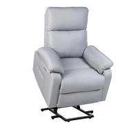 ECODE® Fauteuil Inclinable Électrique en Tissu avec Releveur, Accoudoirs Lavables, Système Zéro Mur, Fonction Chaleur et Port USB - Confort pour Personnes Âgées dans Salons ou Espaces Réduits