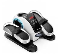 ECODE® Mini Elliptique Électrique avec 30 Niveaux de Vitesse, 5 Fonctions, Pédales avec Sangles, Écran LED, Télécommande, Silencieuse et Portable - Pédalier Électrique pour Personnes Âgées et Seniors