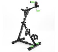 ECODE® Pédalier d'exercice Stationnaire pour Bras et des Jambes | Bandes élastiques et antidérapantes - Pédalier d'exercice pour personnes âgées avec écran LCD et trois positions
