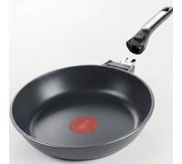 ECODE® Poêle à Frire de 28 cms, Indicateur Démarrage Cuisson, Empilable, Induction, lave-vaisselle, Saisie parfaite, Revêtement intérieur anti-adhésif NO PFOA, Cuison Saine, Manche Extraible Securit