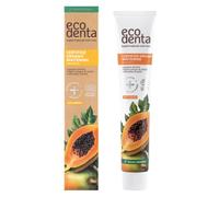Ecodenta Dentifrice Blanchissant les Dents 75 ml I Dentifrice Blanchissant Certifié Biologique avec Extrait de Papaye Entièrement Naturel Jus d'aloe Vera Xylitol Huile Essentielle de Menthe Poivrée