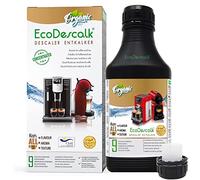 EcoDescalk Détartrant Machine à Café Écologique 500 ml Liquide Anticalcaire Naturel Compatible Nespresso, Dolce Gusto, DeLonghi, Tassimo, Machines Automatiques et Expresso