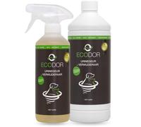 Ecodor UF2000 4Pets Éliminateur d'Odeur d'Urine 1500ml | Recharge avec Spray | Sans parfum | 100% Biologique | Utilisation Polyvalente | Convient pour les chiens, les chats et autres petits animaux