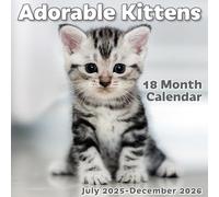 EcoEarth Calendrier mural chatons 27,9 x 21,6 cm ouvert à 27,9 x 43,2 cm (1 pk) 18 mois