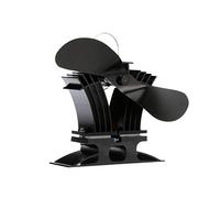 Ecofan Belair, Ventilateur de poêle à Bois à Basse température, alimenté par la Chaleur, 237 m3/h, Lame en Noire de 22,86 cm (9 po)