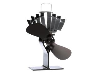 Ecofan UltrAir Ventilateur de poêle - Design Classique Puissant - 125 CFM - Idéal pour Poêles à Bois - Ventilateur Thermique pour une Circulation d’Air Efficace & des Économies de Combustible