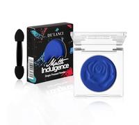 ecofavor Palette de fards à paupières Matte Blue Single avec applicateur : couleurs vives marine, bleu roi et bleu foncé pour maquillage professionnel des yeux Couleurs populaires et simples