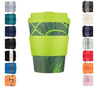 Ecoffee Cup 350ml (12oz) Gobelet Réutilisable - À Base de Plantes, Sans BPA, Léger, Compatible Lave-Vaisselle & Micro-ondes - Bloodwood