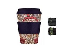 Ecoffee Cup William Morris 350ml (12oz) Gobelet Réutilisable - À Base de Plantes, Sans BPA, Léger, Compatible Lave-Vaisselle & Micro-ondes - Wandle