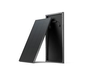 ECOFLOW 2 x Panneau solaire monocristallins 100W avec pied de montage,Chargeur Solaire pour Centrale Électrique, Indice d'Étanchéité IP68, pour l'Extérieur,Camping-cars, Bateau et Balcon