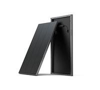 ECOFLOW 2 x Panneau solaire monocristallins 100W pour l'Extérieur, Balcon | Avec pied de montage,Chargeur Solaire pour Centrale Électrique, Indice d'Étanchéité IP68
