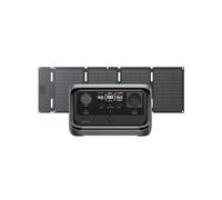 EcoFlow Centrale électrique portable RIVER 3 Plus avec panneau solaire 45W, batterie LFP 286Wh, sortie 1200W, autonomie 16 heures pour appareils <100W, générateur solaire pour extérieur, camping, RV