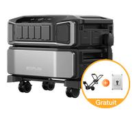 EcoFlow DELTA Pro ULTRA Station Electrique (Chariot + Commutateur GRATUIT)