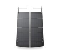 ECOFLOW HeatGuard Panneau solaire 256 W, cellules de type N avec un rendement de 25 %, isolation thermique supérieure à 10 °C, jusqu'à 1,3 kWh de production par jour, étanchéité IP68, 2 × 128 W de
