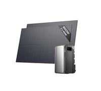 ECOFLOW Kit solaire de STREAM Pro, batterie 1,92 kWh avec panneaux solaires rigides 450W*2, 3 entrées solaires MPPT 2300 W, ports CA doubles 2300 W, batterie tout-en-un avec onduleur, plug & play
