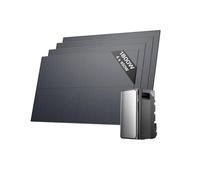 ECOFLOW Kit solaire de STREAM Ultra, batterie 1,92 kWh avec panneaux solaires rigides 450W*4, 4 entrées solaires MPPT 2800 W, ports CA doubles 2300 W, plug & play, batterie tout-en-un avec onduleur
