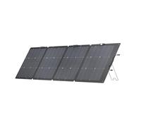 EcoFlow Panneau solaire portable léger 220 W, bifaciale, rendement jusqu'à 25%, cellule solaire de type N, support réglable, câble XT60 intégré, réglage exposition solaire intégré, étanchéité IP68