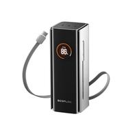 Batterie Externe EcoFlow Rapid Pro 20000 mAh, 230 W, câble 100 W intégré, Chargeur Portable 4 Ports avec Sortie 100W, Recharge jusqu'à 120 W, pour iPhone 16/15 et modèles Samsung, MacBook, DJI