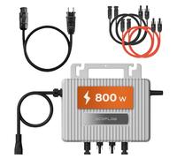 EcoFlow Stream Micro-onduleur solaire intelligent, Wi-Fi, pour centrale électrique de balcon, 800 W, 0 % VAT, pour centrale électrique de balcon, 2 panneaux solaires, 2 MPPT, application, câble AC