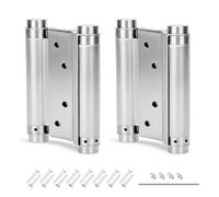 Ecofocet 1 Paire (2pcs) Charnière Porte Lourde, Charnières À Ressort en Acier Inox, Charnières de Porte de Saloon, Charnière de Porte Battante pour Saloon Café Bar Double Porte (75mm)