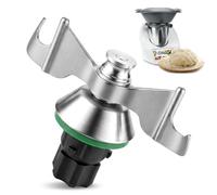 Ecofocet Couteau à Pétrin pour Thermomix TM7 TM6 TM5 - Lame de Remplacement en Acier Inoxydable - Couteau Mélangeur pour Pâte à Pain & Pizza - Accessoire Robot Cuisine pour Thermomix TM5 TM6 TM7