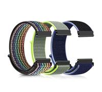 Ecogbd Bracelet de Montre en Nylon 16mm 18mm 19mm 20mm 22mm, Bracelet de sport réglable à libération rapide pour Homme Femme, Tissu souple respirant montre bracelet