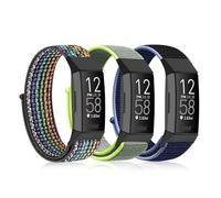 Ecogbd Bracelet de Montre en Nylon compatible avec Fitbit Charge 3/3 SE, Fitbit Charge 4/4 SE, Bracelet Sport réglable pour Homme Femme, Tissu souple respirant montre bracelet