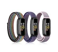 Ecogbd Bracelet de Montre en Nylon compatible avec Fitbit Inspire 3 2 1/HR/Ace 3 2, Bracelet Sport réglable pour Homme Femme, Tissu souple respirant montre bracelet