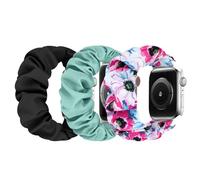Ecogbd Bracelet élastique de rechange compatible avec Apple Watch 38mm 40mm 41mm 42mm 44mm 45mm 46mm 49mm en nylon doux compatible avec iwatch Series 10 9 8 7 6 5 4 3 SE, femmes